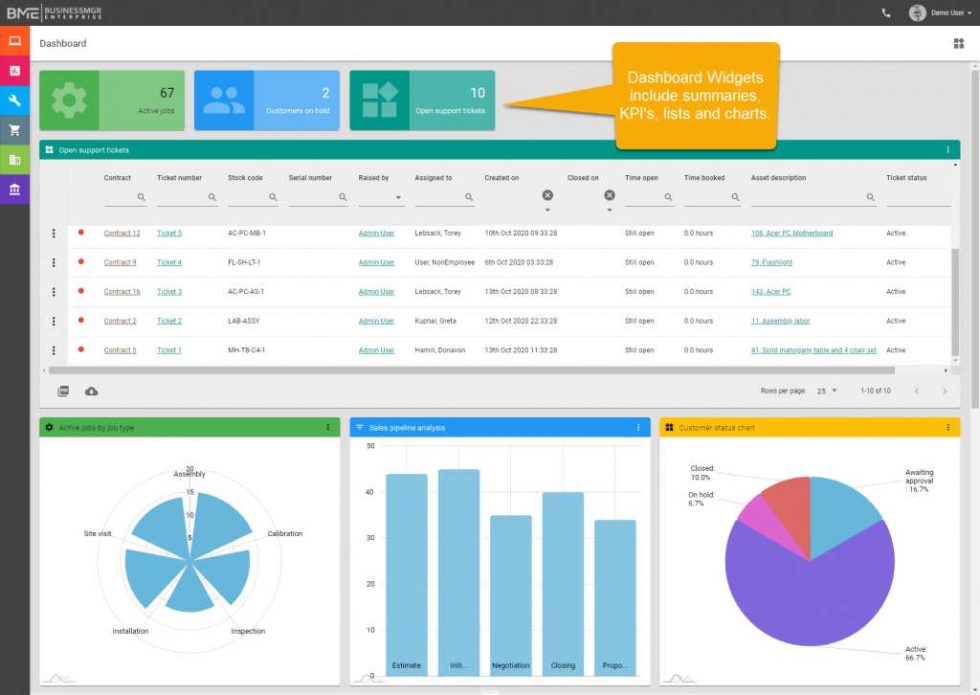 Screenshots & Videos of BusinessMan ERP Software