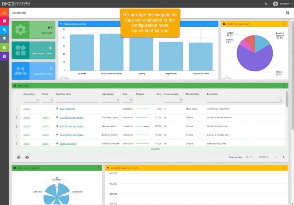Screenshots & Videos of BusinessMan ERP Software